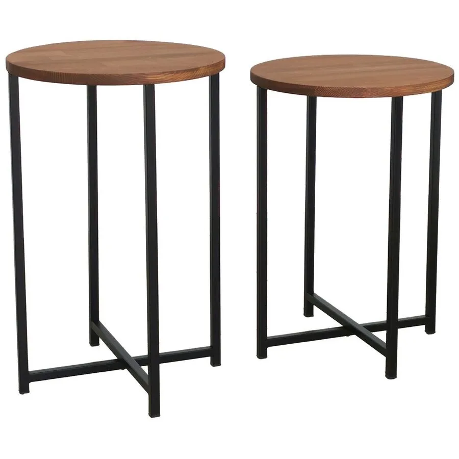 Salontisch Yasam eiche Kiefer Massivholz B 35 T 35 cm
