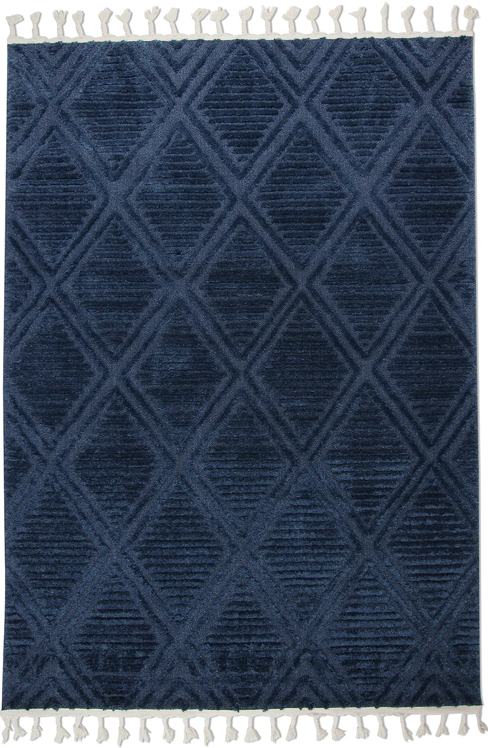 Shaggy - Dover (blå) (Størrelse: 200 x 290 cm)