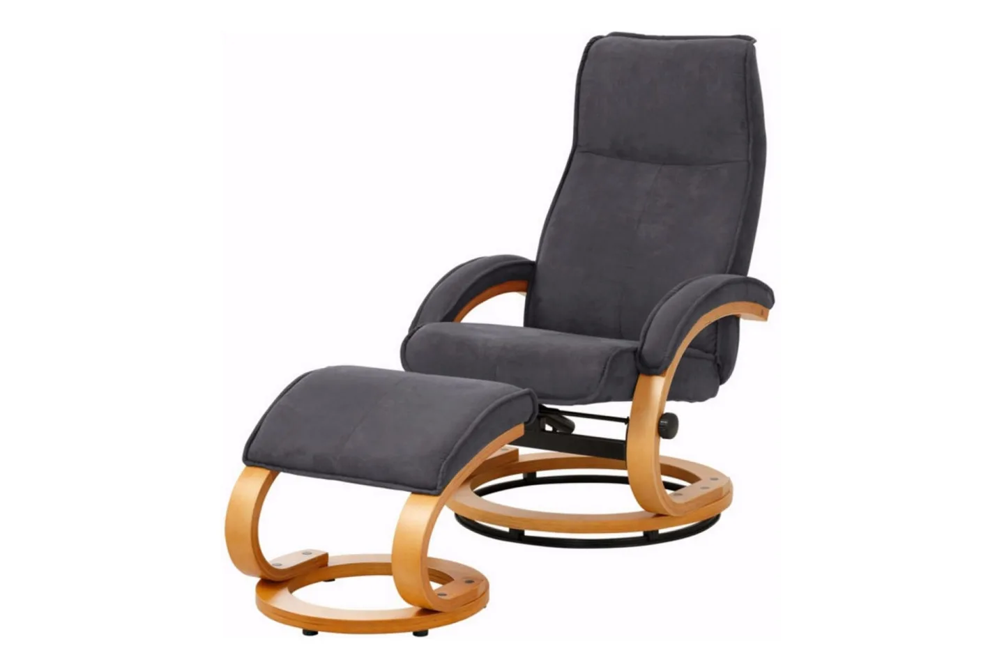 Reclinerfåtölj Loft24 Pasha Reclinerfåtölj Microfiber Grå -
