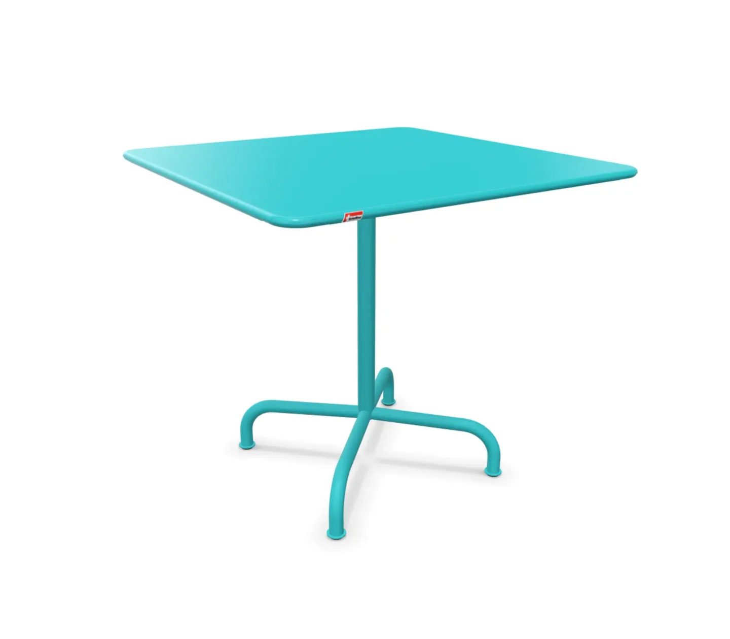 Schaffner Metall-Tisch Rigi Quadratisch Blau | Schubiger Möbel