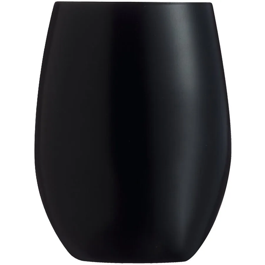 Chef&Sommelier Trinkgläser-Set Primary Schwarz Glas 0.36 l