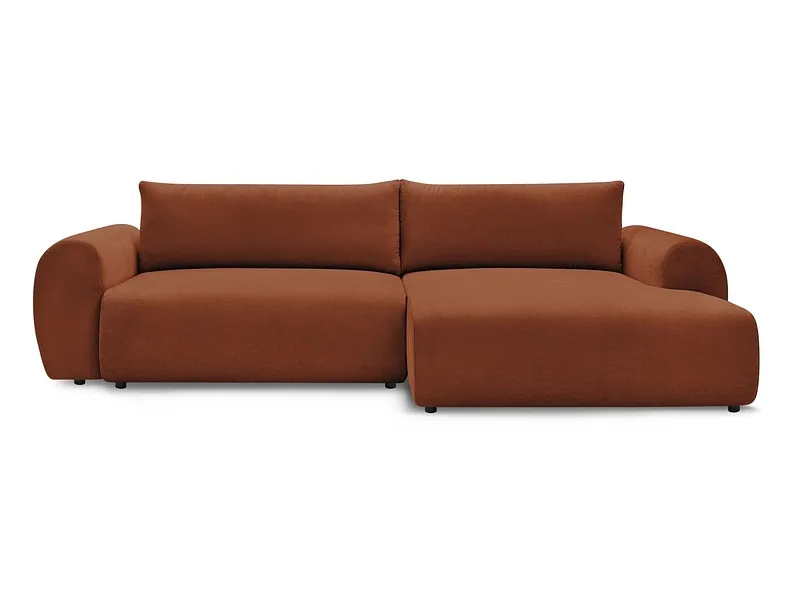 Ecksofa BOBOCHIC LUCIEN Stoff orange