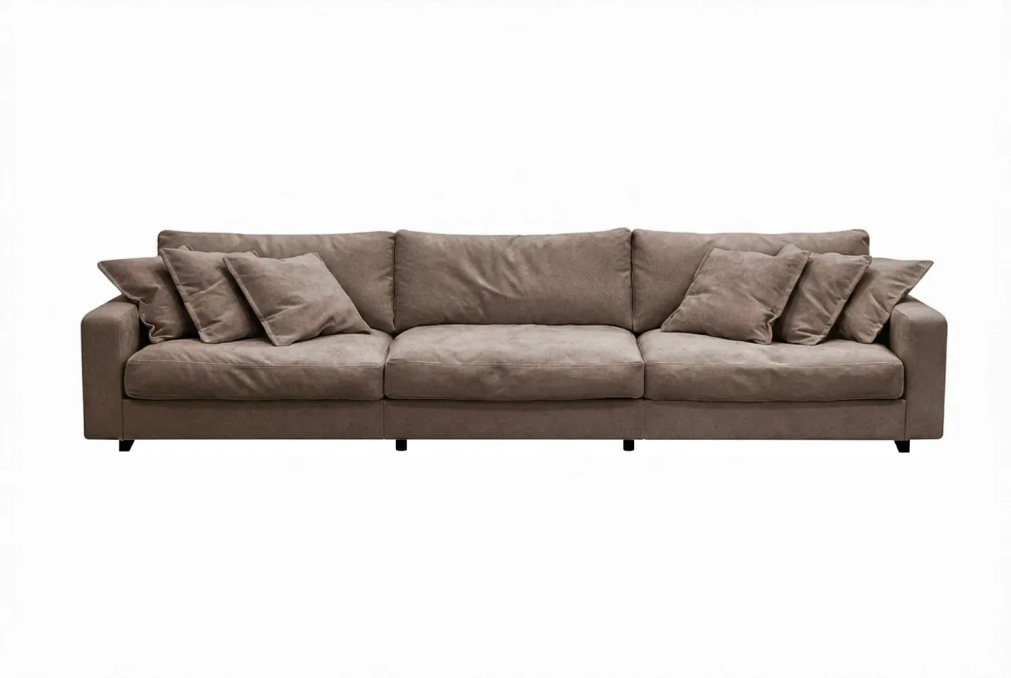 Valencia Extra Djup 5-sits Soffa i Chenille - Mörkbrun
