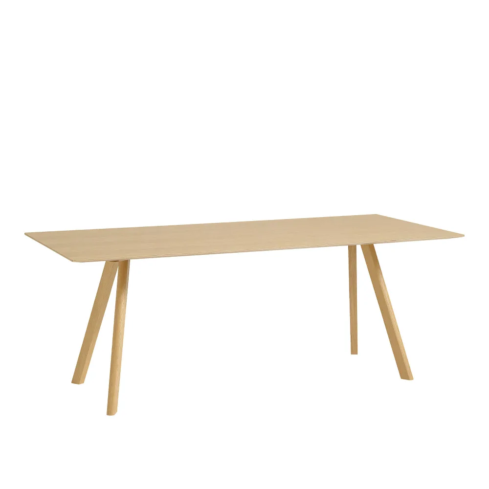 HAY - CPH30 2.0 Table Lacquered Oak Frame L200 X W90 X H74 Lacquered Oak Veneer Tabletop Lacquered Edge - Matbord - Ronan & Erwan Bouroullec - Träfärgad - Trä