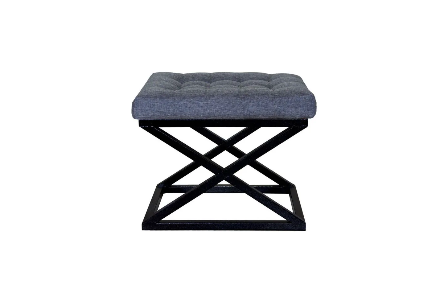 Gillie Sittpuff 40 cm - Svart/Blå