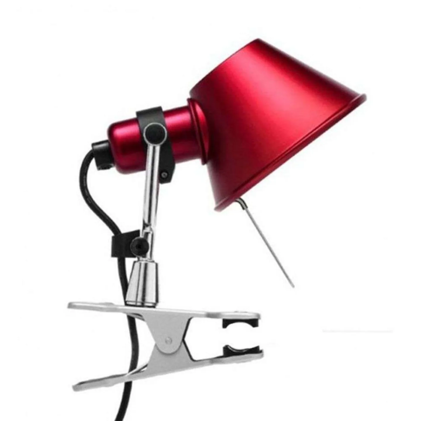 Tolomeo Micro Pinza Vegglampe Rød - Artemide - Design - Aluminium