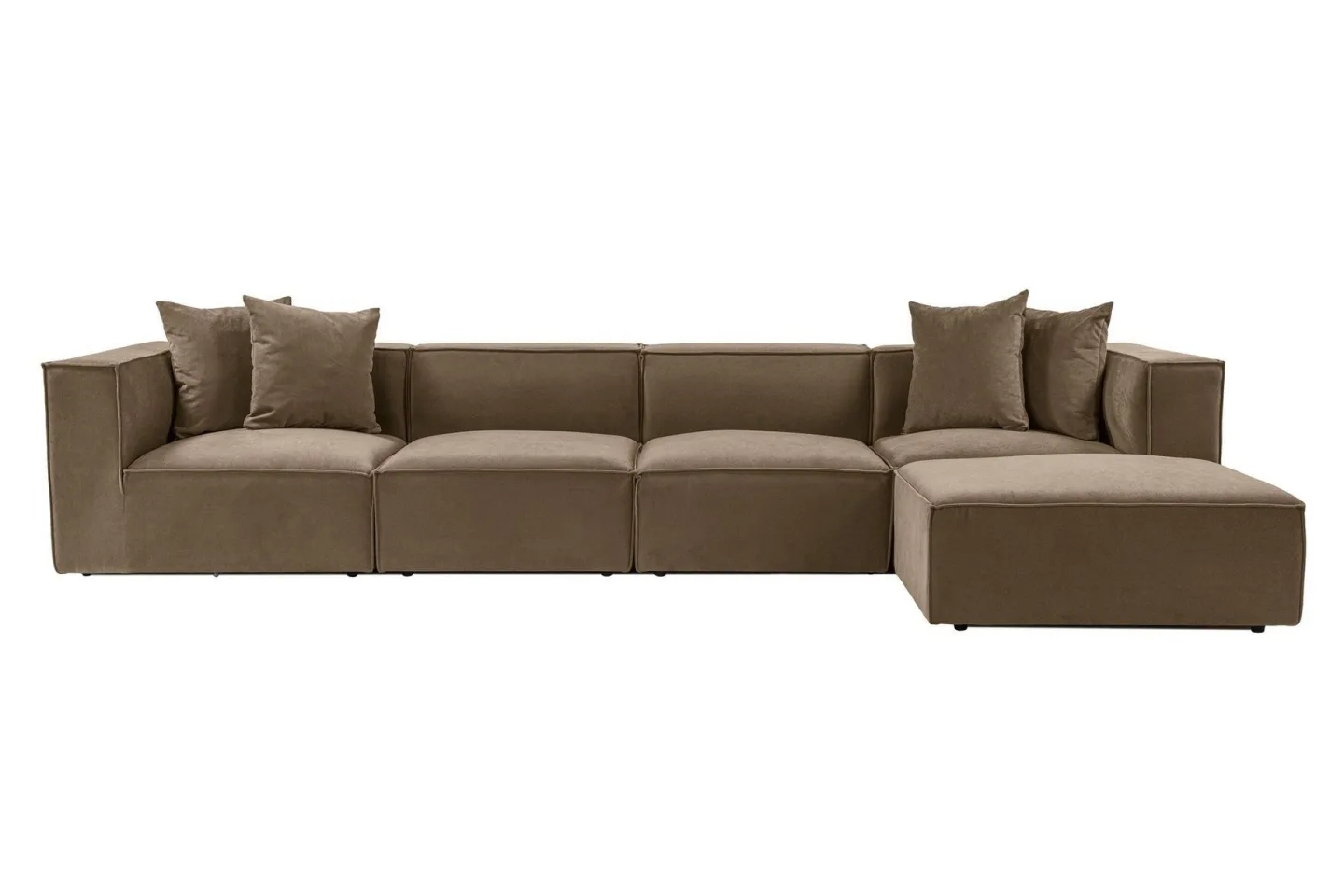 Gregor Soffa med Divan 4-sits - Brun