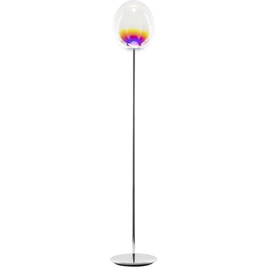 Designer-Stehlampe Artemide Stellar Nebula dimmbar H 190 cm - Farbe: irisierend - Material: Metall/Glas - LED - Lichtfarbe: Warmweiss