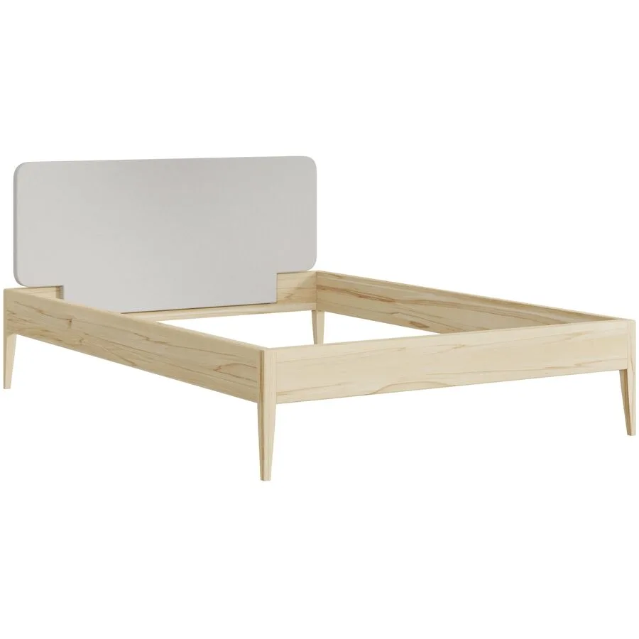 Bett Lund Kernbuche Massivholz Massivholz 140 x 200 cm - Möbel Konfigurator: Traummöbel individuell zusammenstellen