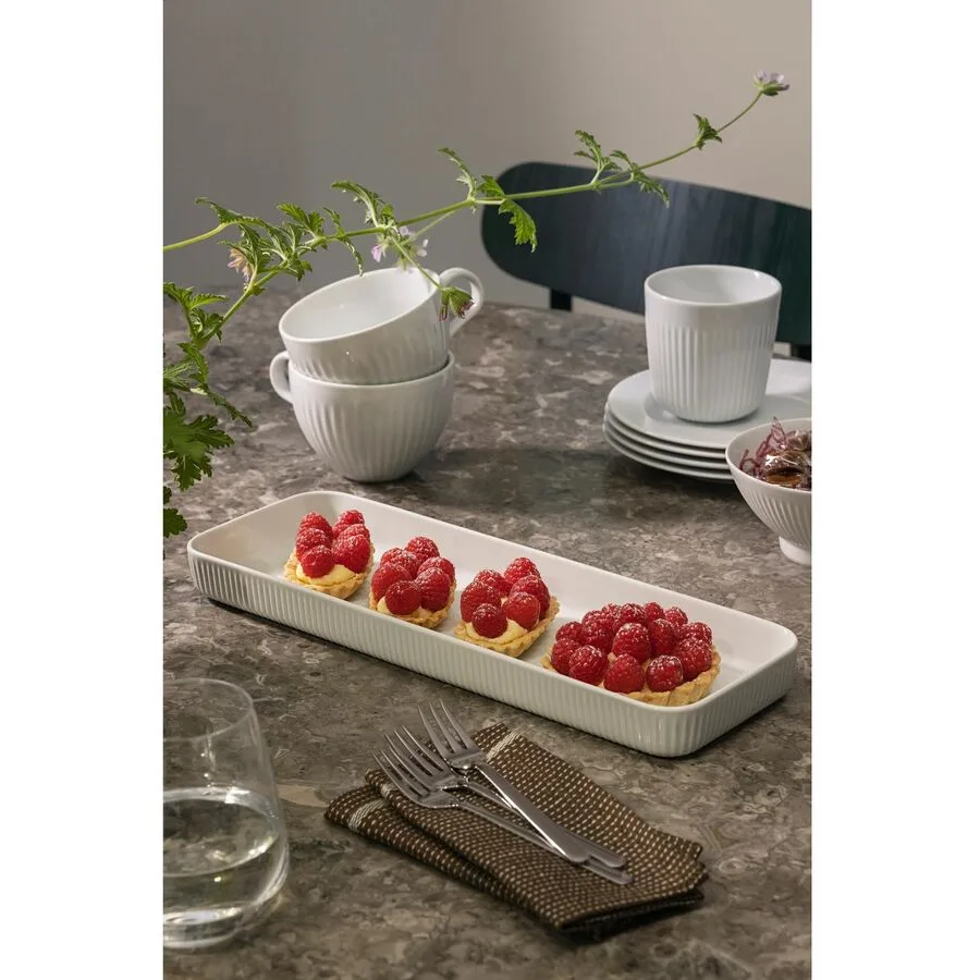 Servierplatte Eva Solo Weiss Porzellan B 37 cm
