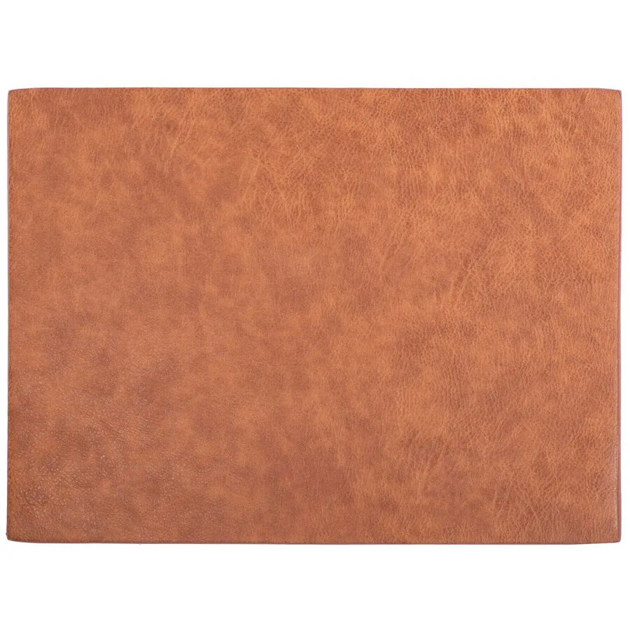 ZICZAC Tischset Troja Orange Kunstleder 33 x 45 cm