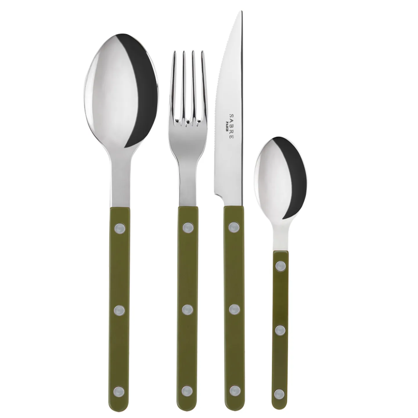 Sabre Paris - Bistrot solid bestickset 24 delar green fern - Bestickset