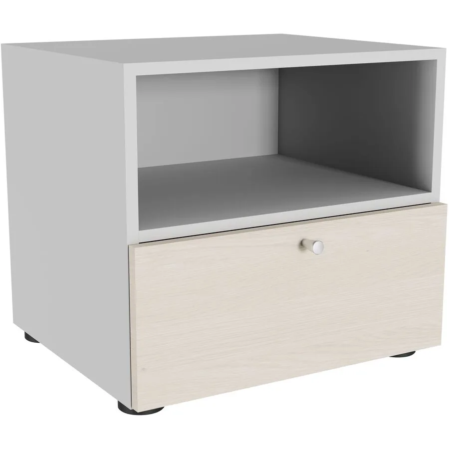 Nachttisch Window eiche hell Holzwerkstoff B 41 H 38 cm - Möbel Konfigurator: Traummöbel individuell zusammenstellen