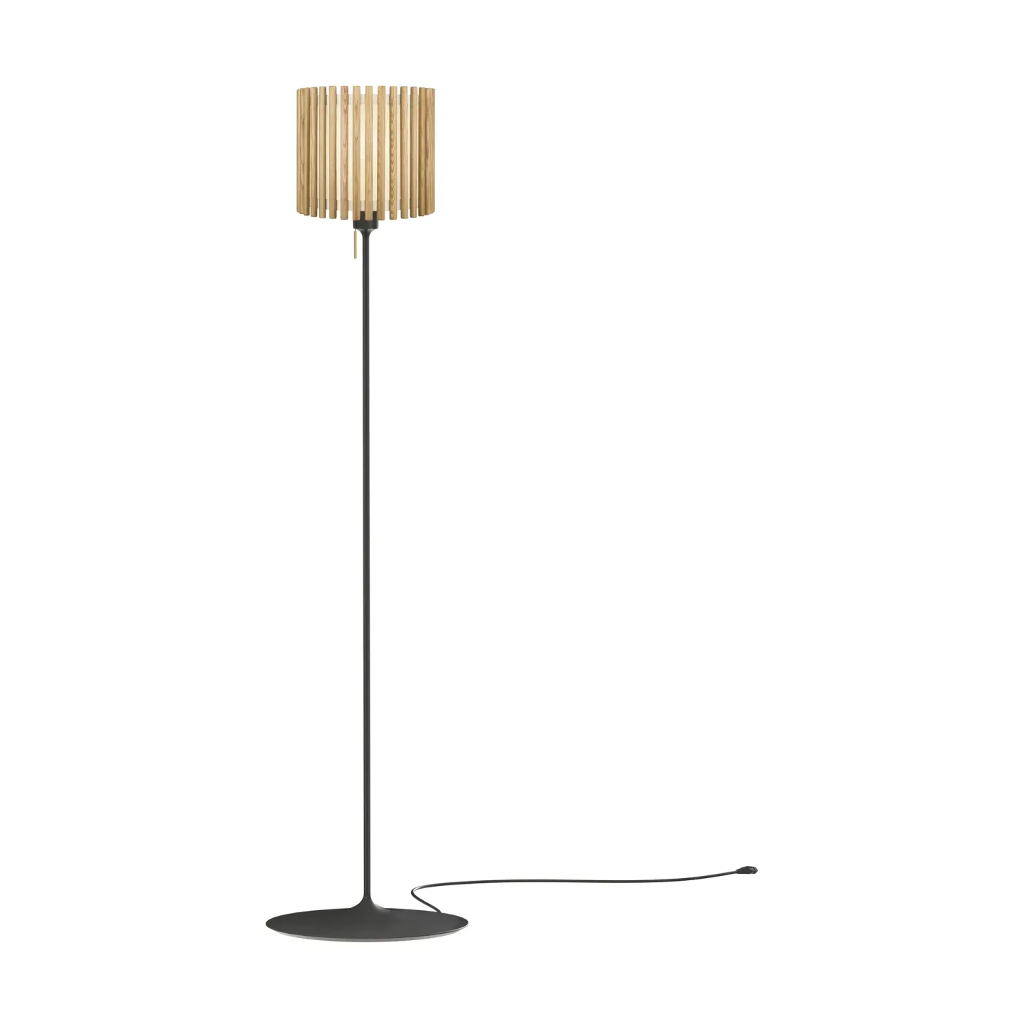 Umage Komorebi golvlampa medium Circle oak-svart