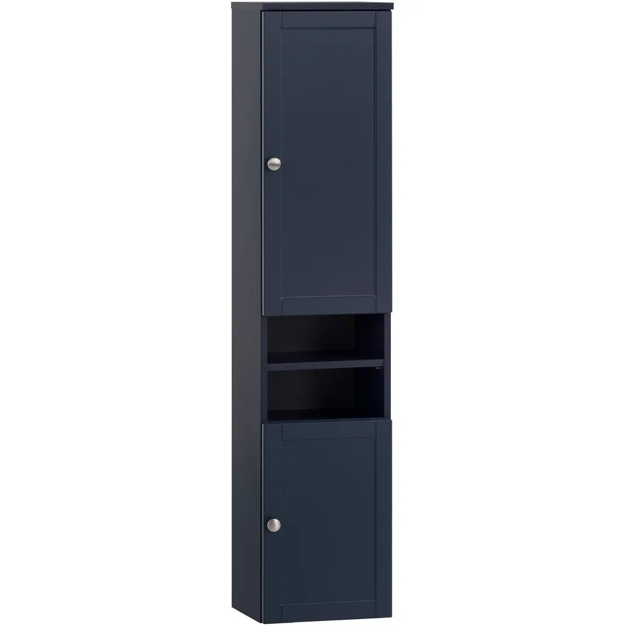 Hochschrank Jukka nachtblau Holzwerkstoff B 30.3 cm T 25.4 cm H 138.3 cm