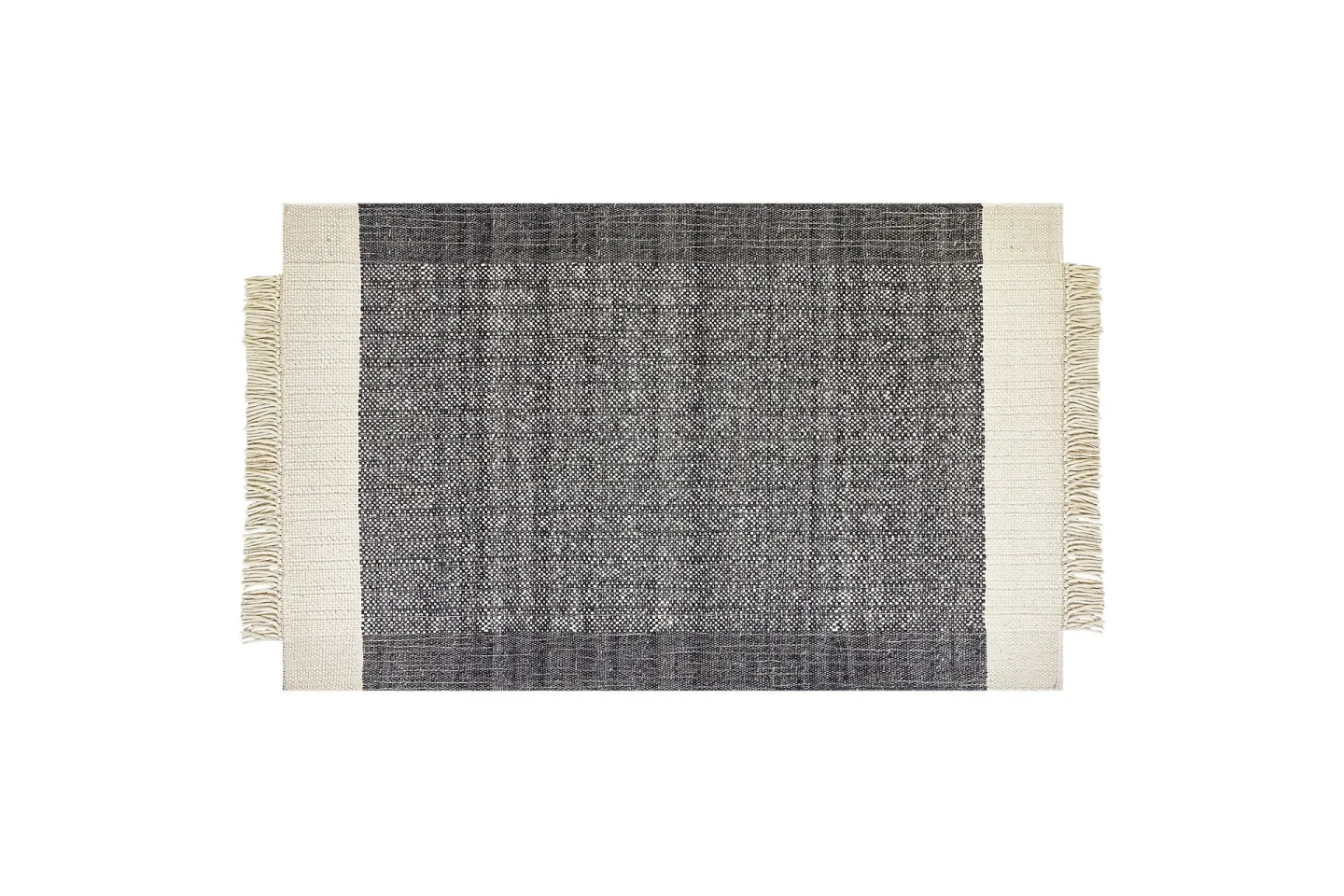 Atlanti Ullmatta 140x200 cm - Svart/Vit