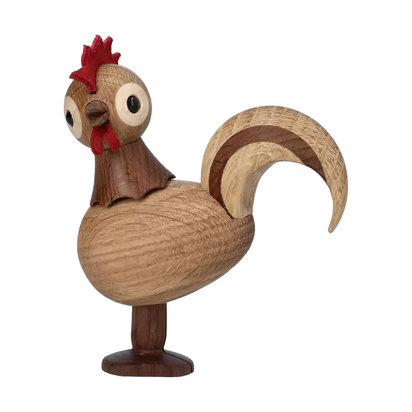 Spring Copenhagen Rise Hahn Figur Beige, 4,2x12x10,5 cm