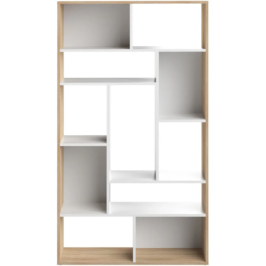 Bücherregal Eber Eiche Dekor, weiss Holzwerkstoff B 90.8 cm H 162.8 cm