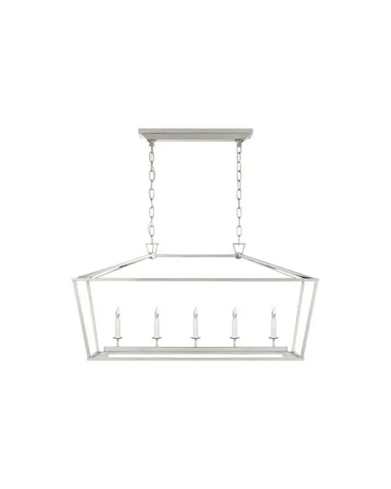 Darlana lineær loftlampe nikkel