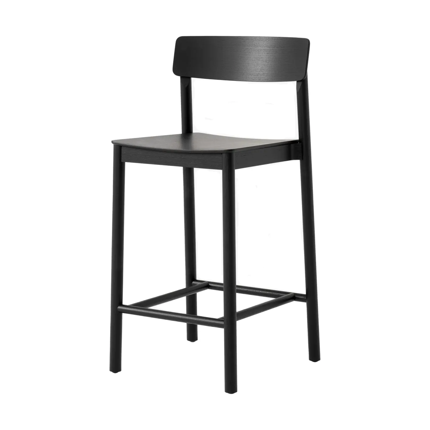 &Tradition Betty TK13 Counter Chair Barstuhl 65 cm Schwarz lackierte esche