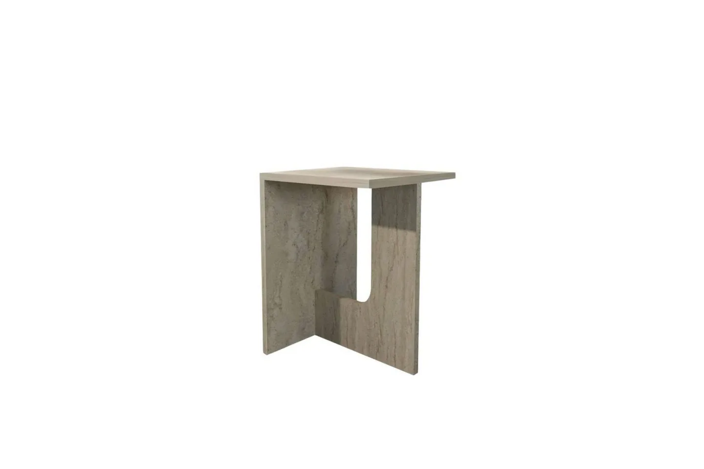 Kiros Sidobord 35x35 cm - Beige