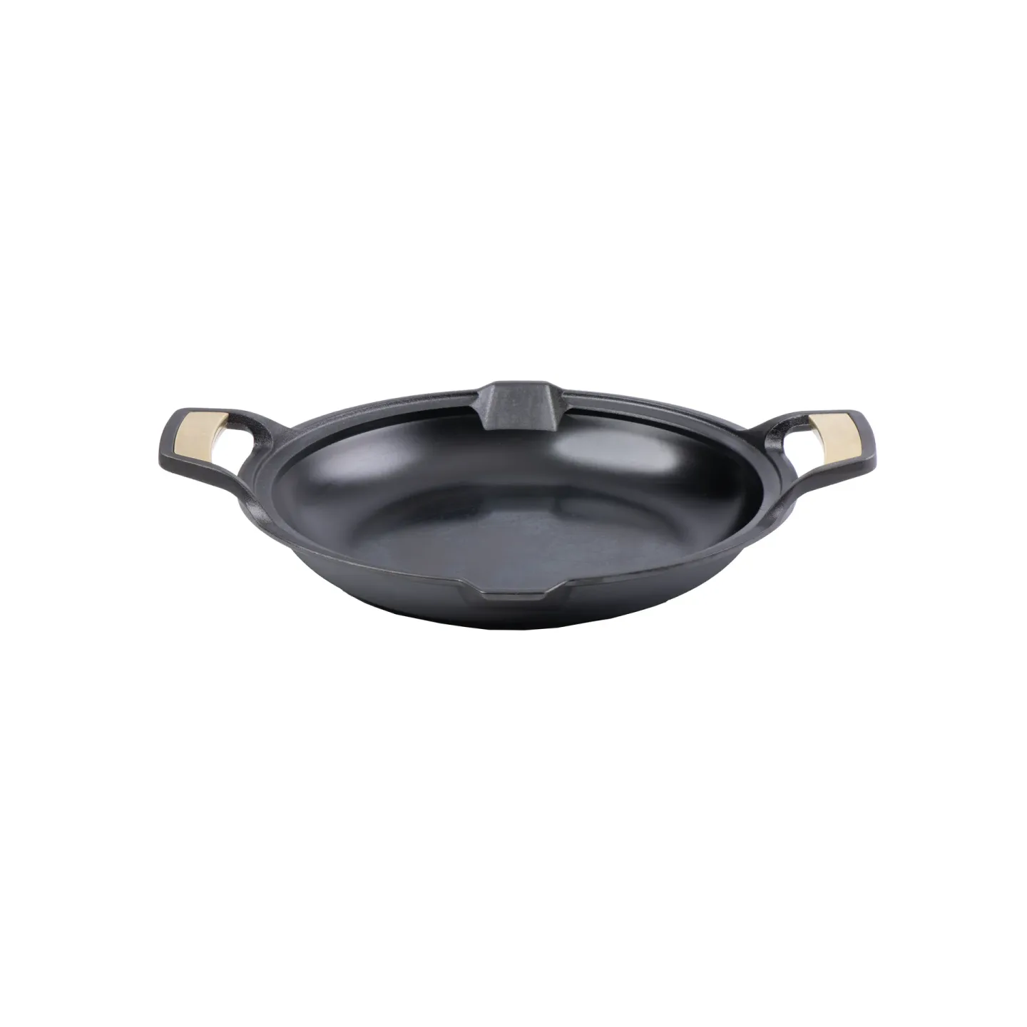 Victoria Signature Paellapfanne aus poliertem Gusseisen 33 cm Schwarz