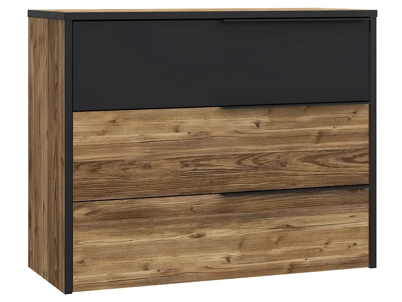 Kommode VERNAZZA 3 Schubladen 99.8x41.5x79.9cm holz dekor
