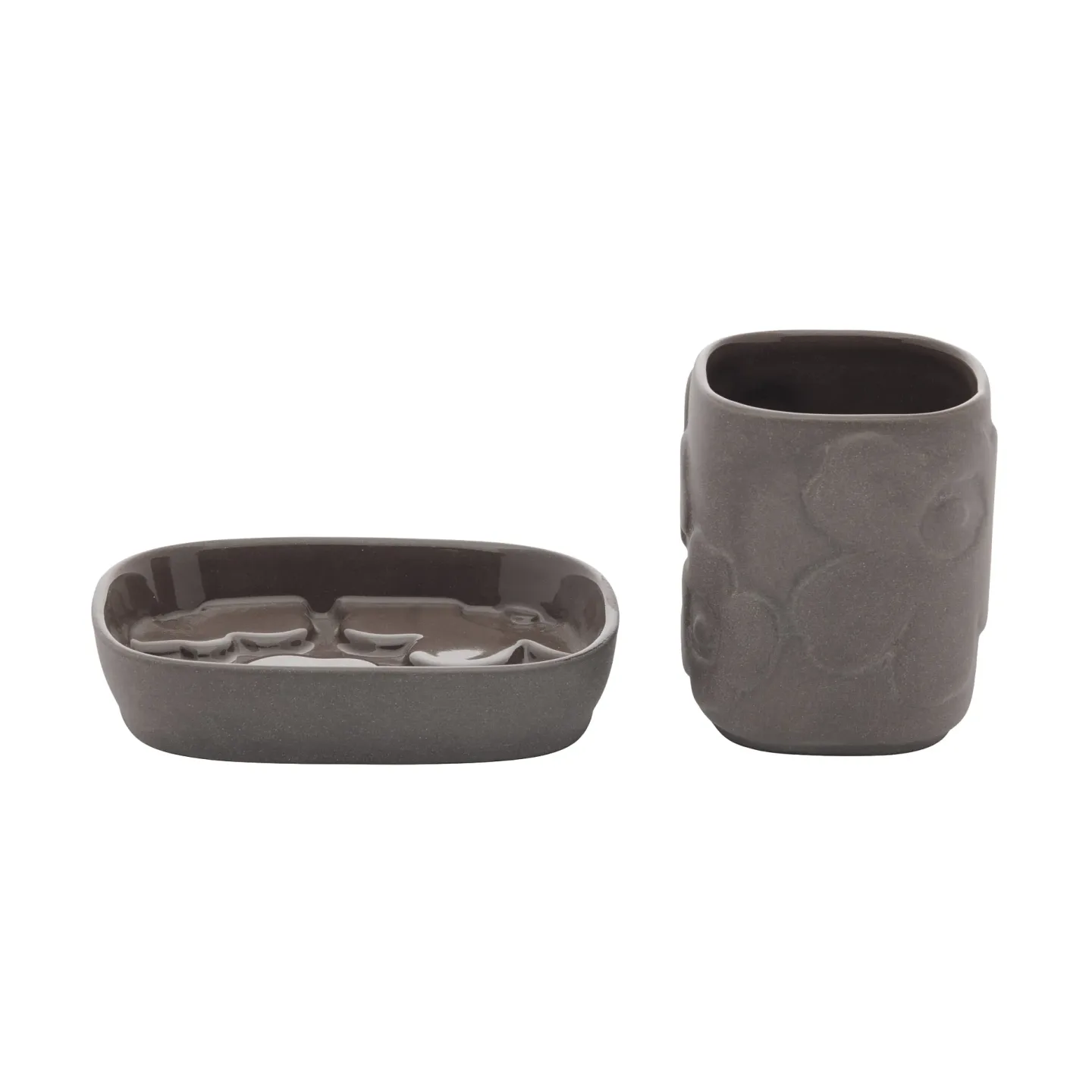 Marimekko Unikko Badezimmer-Set 2-teilig Vulkanisches Gestein