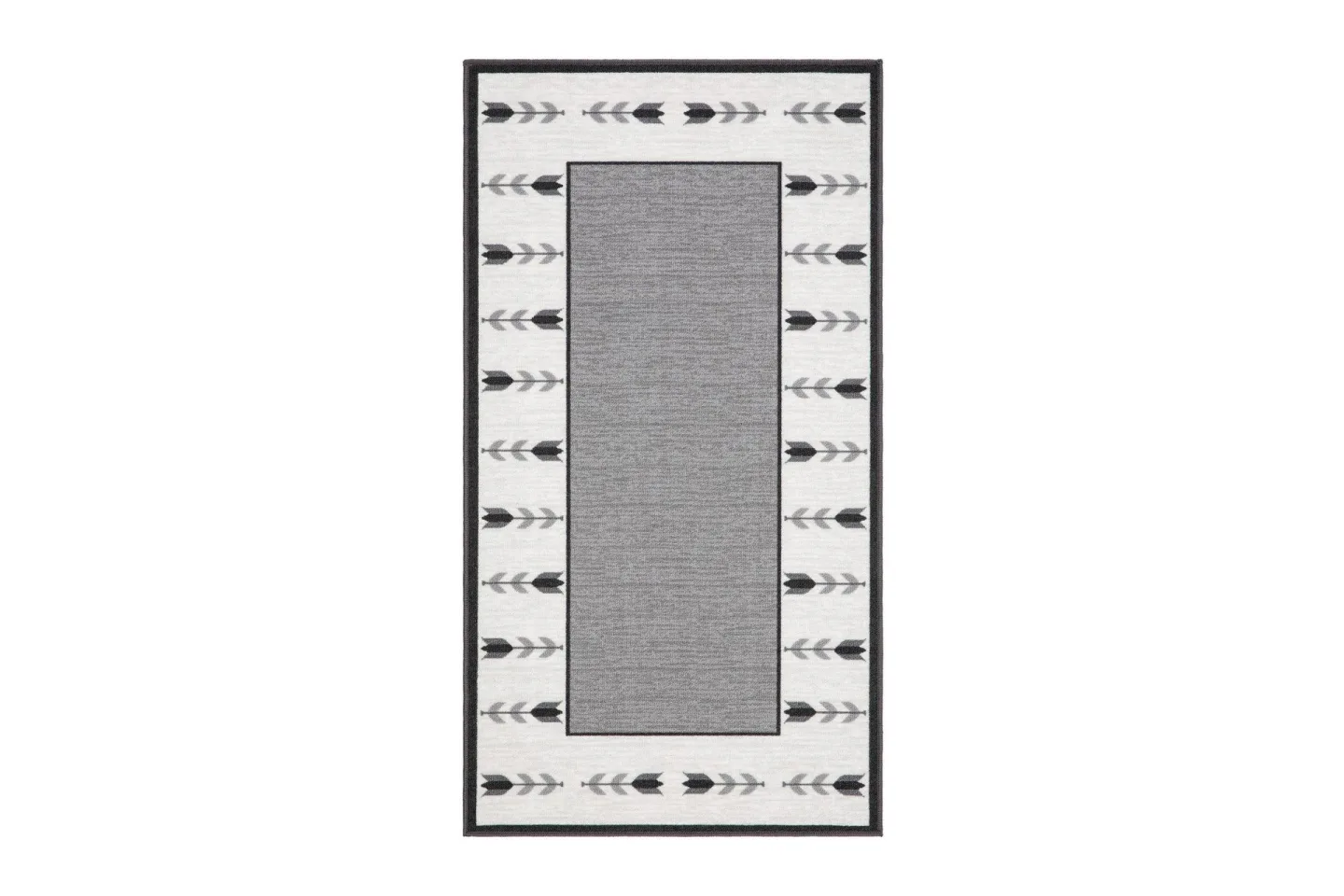 Tulpan Flatvävd Matta 80x150 cm - Grå
