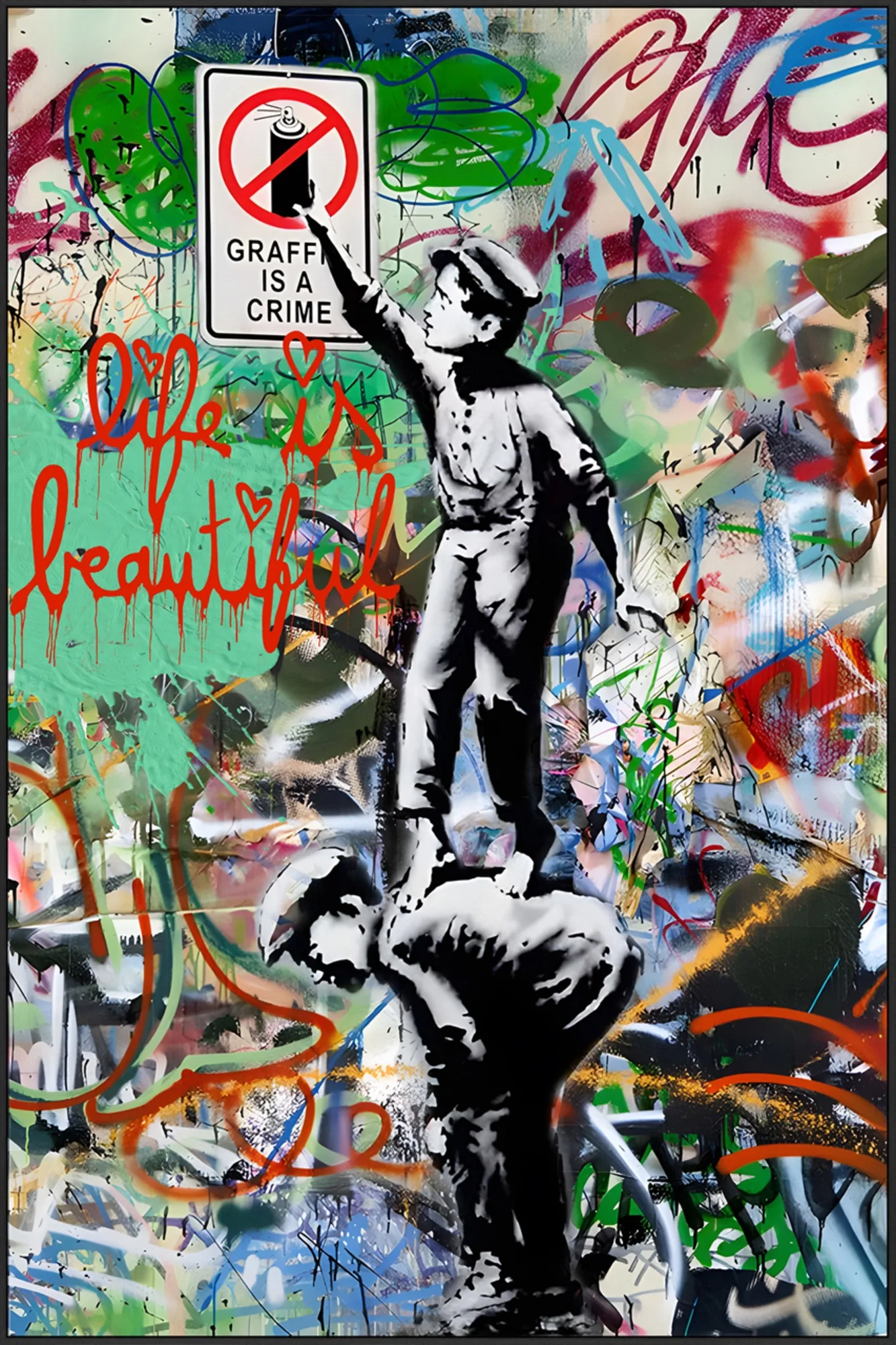 image LAND Gemälde Grafitty! | Schubiger Möbel