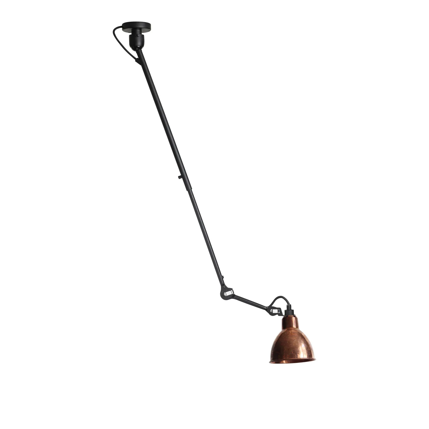 DCWéditions - Lampe Gras No302 - Round, Rå koppar - Pendellampor - Bernard-Albin Gras - Koppar