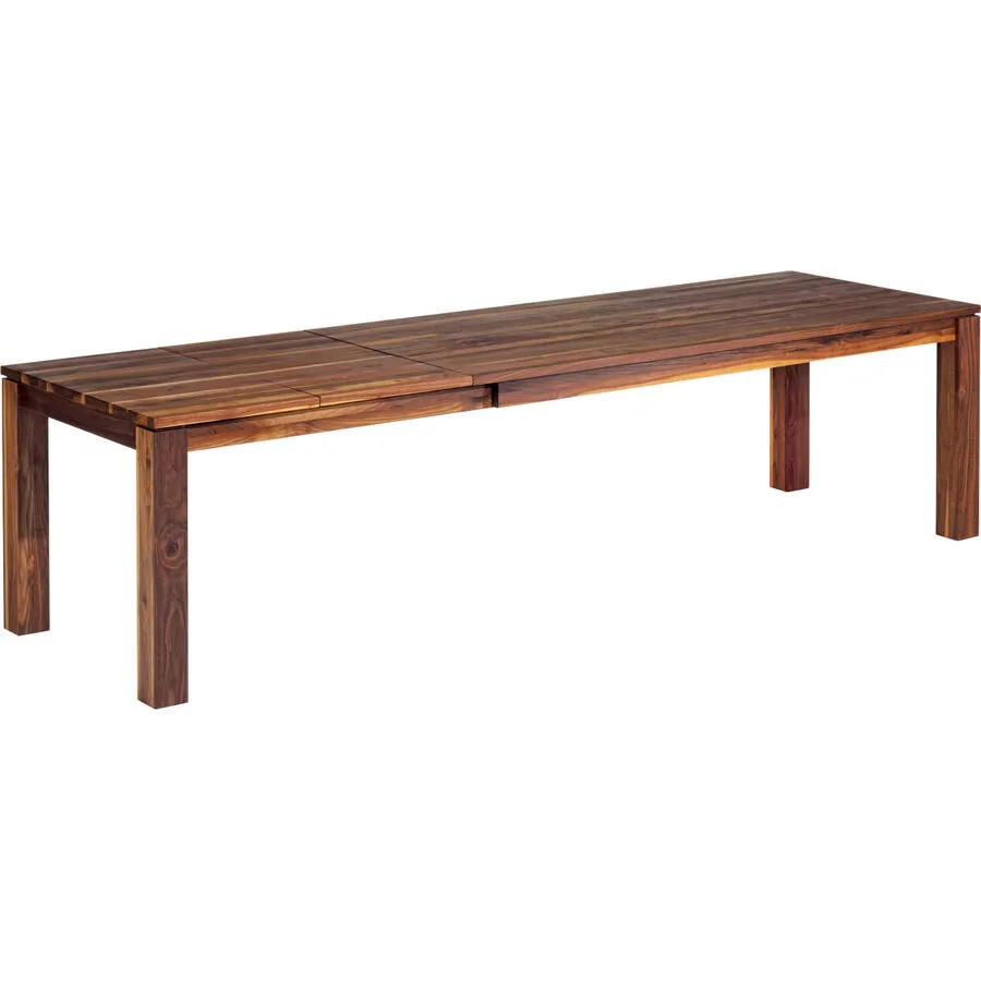 Esstisch ausziehbar Massivo III nussbaum Holz Massivholz B 180 T 90 cm