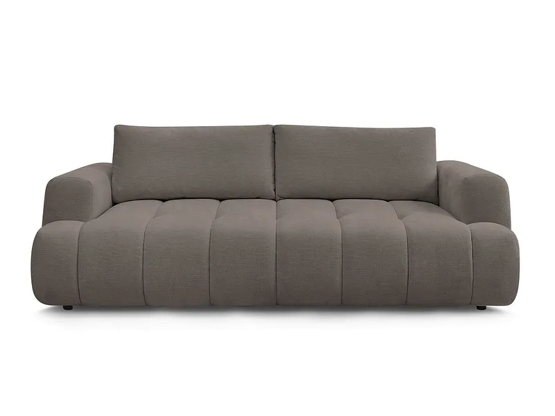 3er Sofa BOBOCHIC FUJI Stoff rotbraun