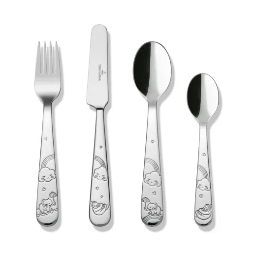 Villeroy & Boch Walk like an Elephant Kinderbesteck 4 Teile Edelstahl