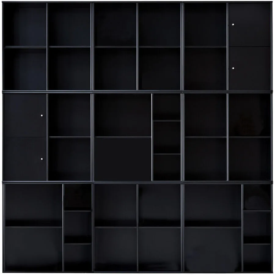 Bücherregal Mister Schwarz Holzwerkstoff 207 cm 207 cm