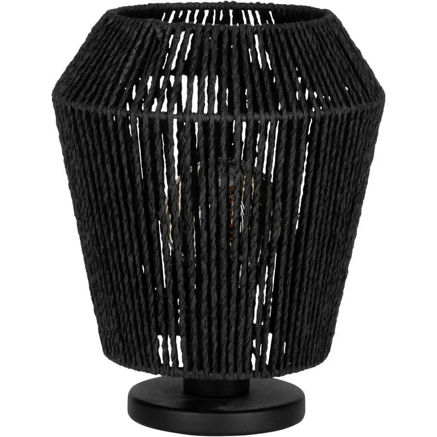 Eglo Tischlampe Persley Schwarz Stahl 27.5 cm