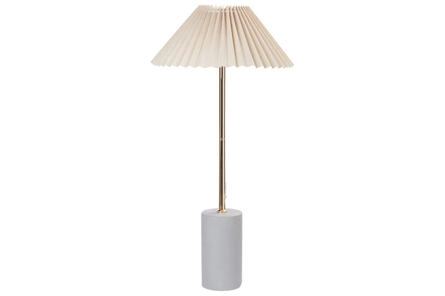 Bosleba Bordslampa 68 cm E27 - Beige/Vit