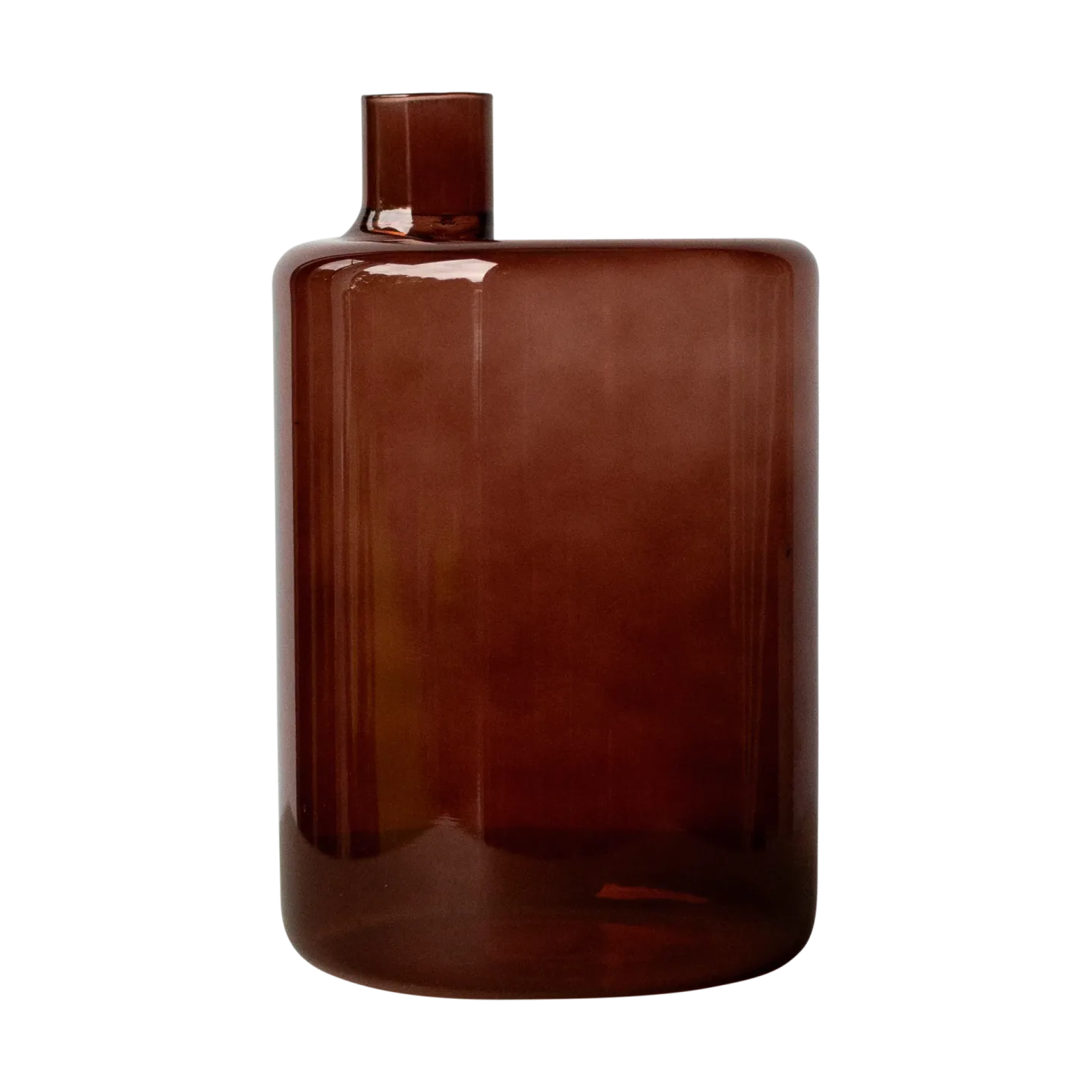 DBKD Pipe Vase 21 cm Dark red
