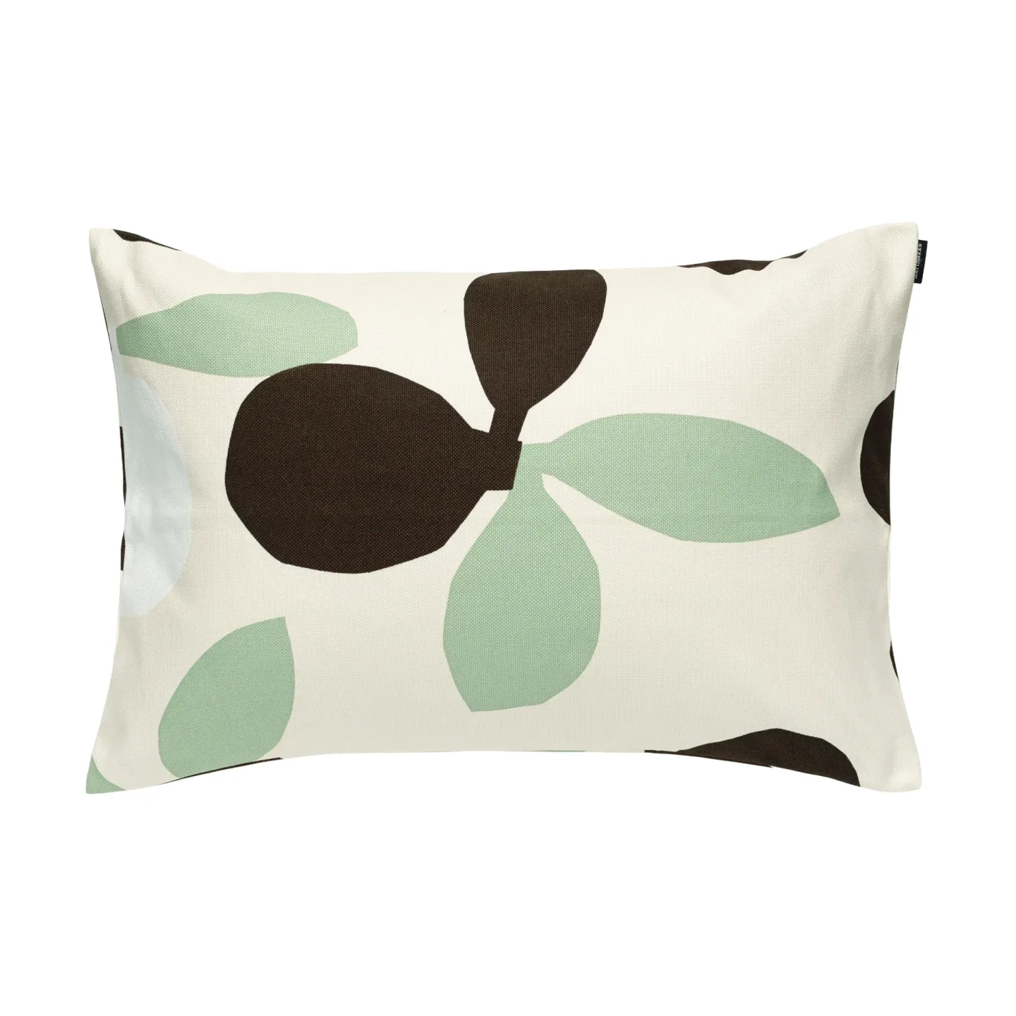 Marimekko Pieni Omppo Kissenbezug White, green, 40x60 cm