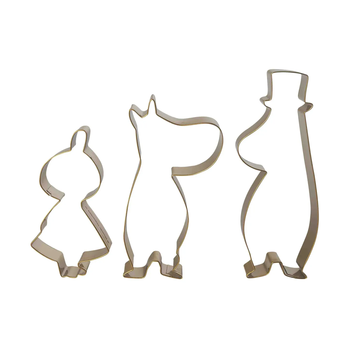 Pluto Design Mumin vinter pepparkaksform 3 delar Lilla My Muminpappan, Mumintrollet