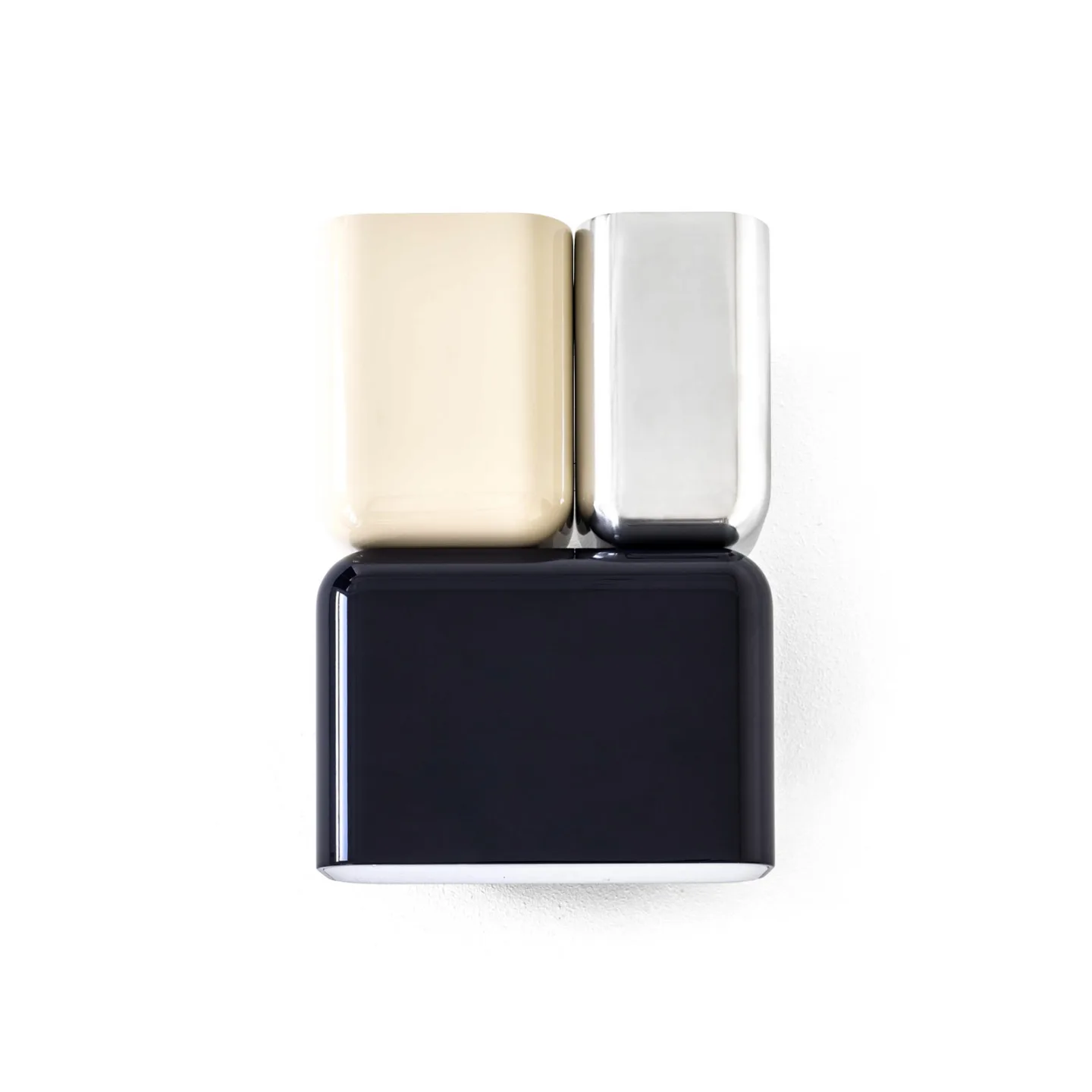 Tabata LN10 Wandleuchte Deep Blue/Ivory - &Tradition - Wohnzimmer - Design - Aluminium - Mehrflammig
