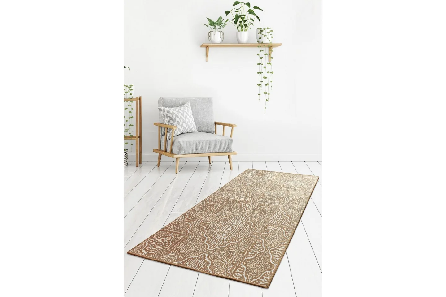 Iravathe Entrematta 80x300 cm - Beige/Sammet