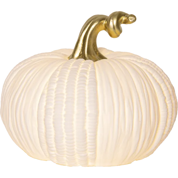 Star Trading - Pumpkin 15cm - Dekorationsbelysning - Vit