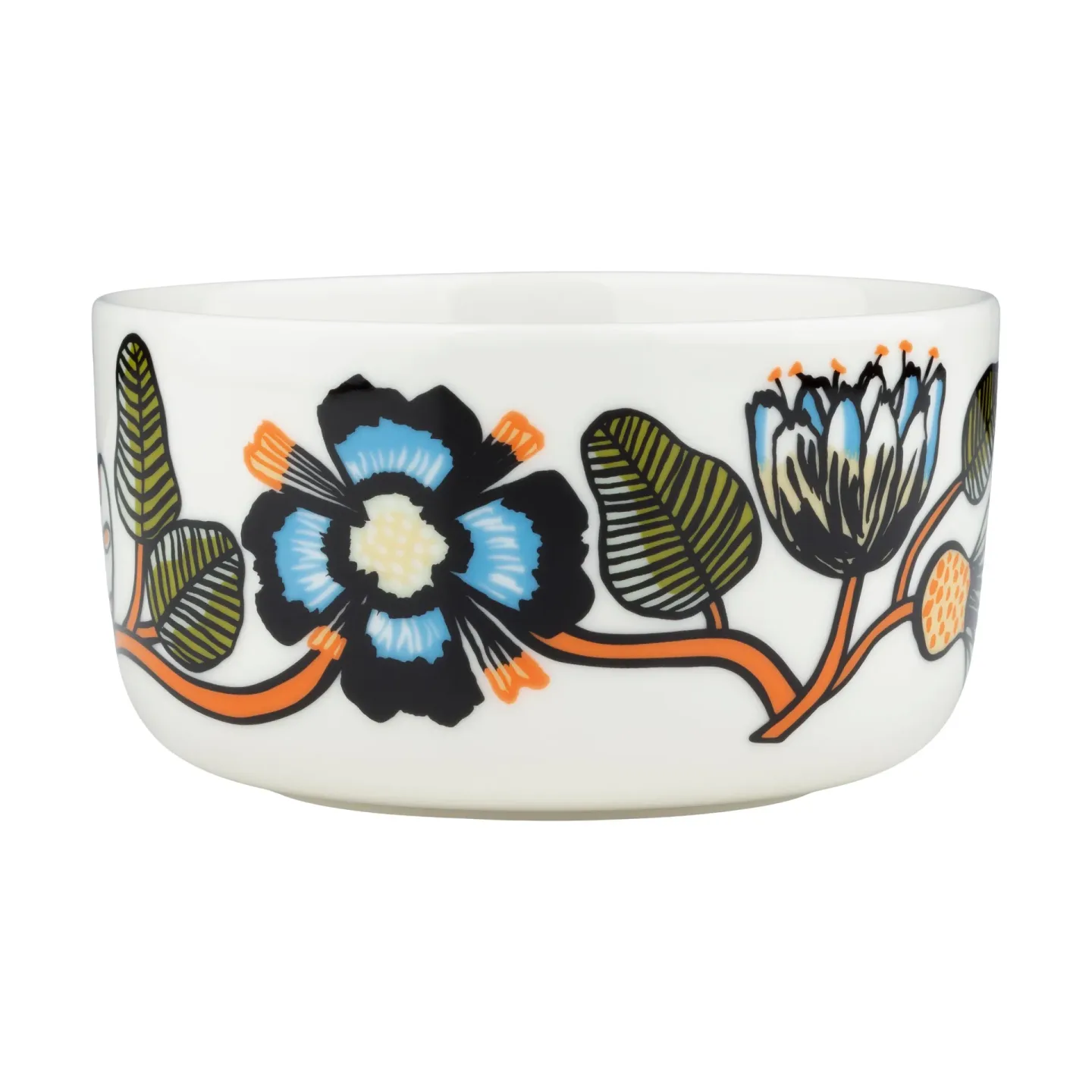 Marimekko Tiara Schale 5dl White-warm orange-green