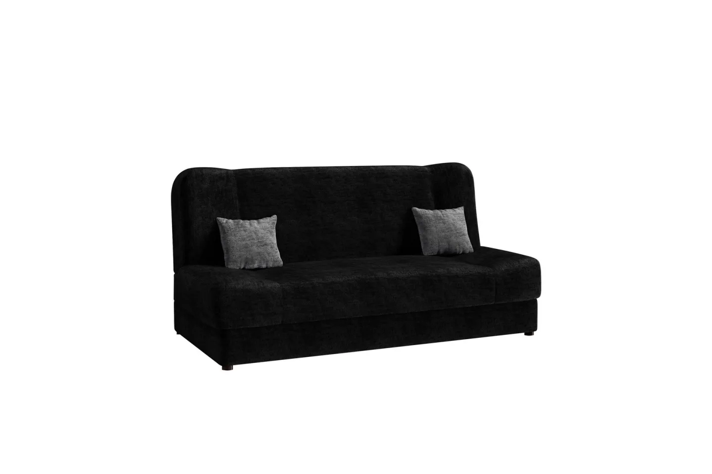 Abron Soffa 3-sits - Svart/Ljusgrå