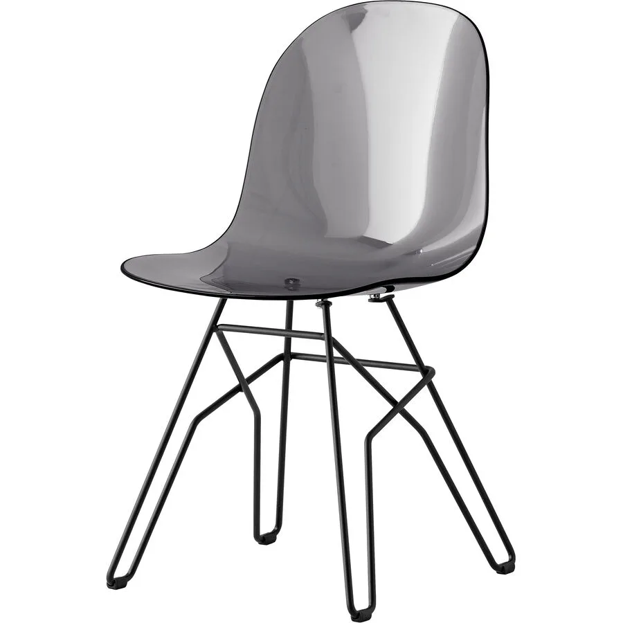 CONNUBIA Stuhl Academy grau/transparent Polycarbonat