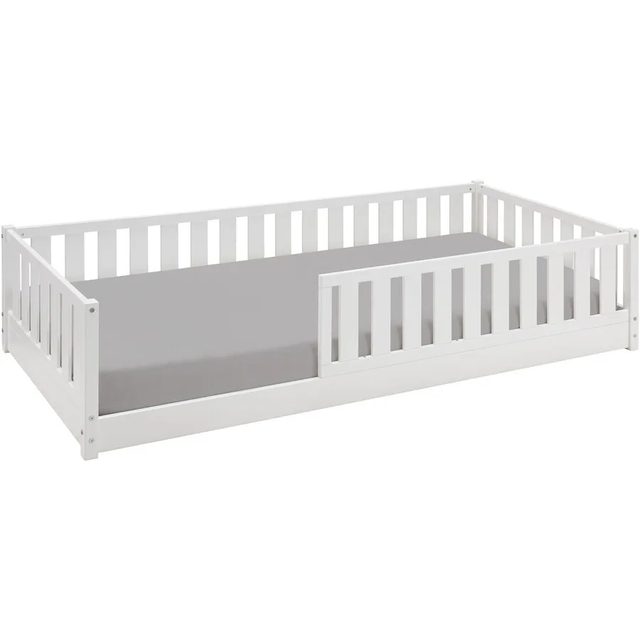 Kinderbett Iris weiss Buche 90 x 200 cm