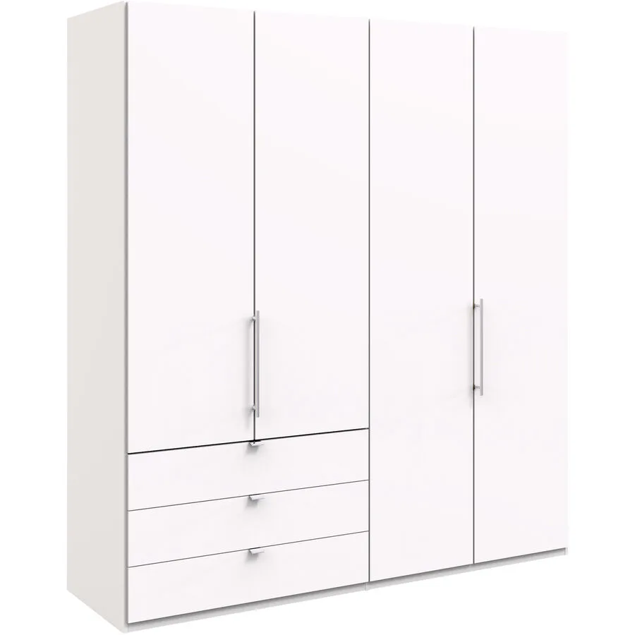 Kleiderschrank Folt weiss Holzwerkstoff B 200 cm