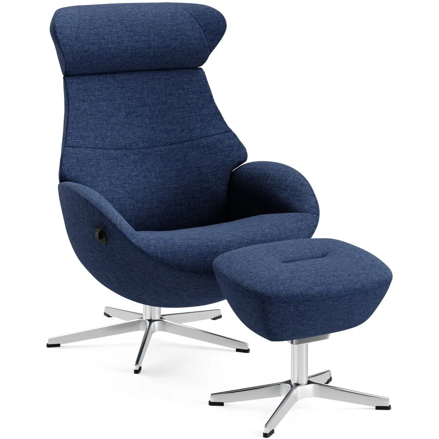 Conform Relaxsessel Daja Blau Stoff 180 cm 163 cm - Möbel Konfigurator: Traummöbel individuell zusammenstellen