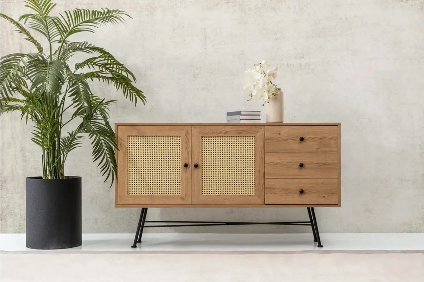 Makwana Konsollbord 160 cm - Natural